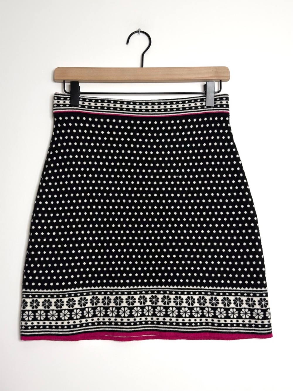 Krimson Klover Knit Polka Dot Mini Skirt